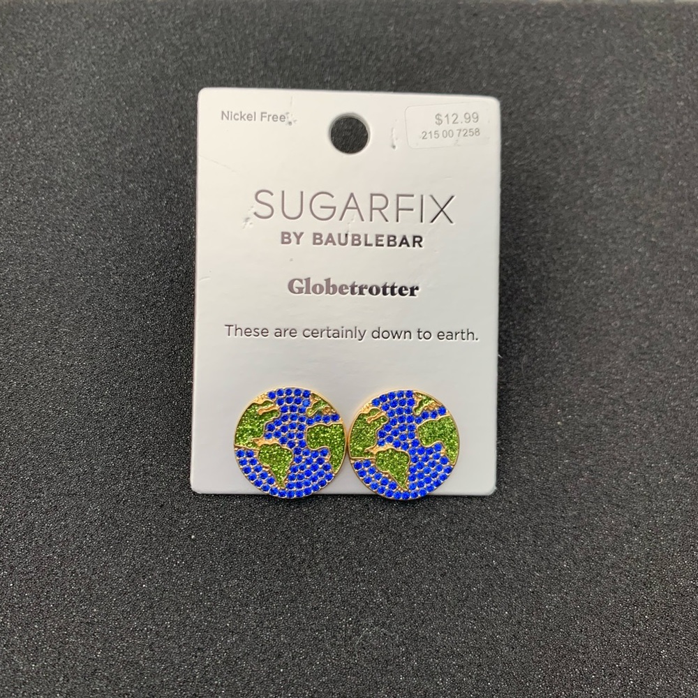 Sugarfix By Baublebar 'Globetrotter' Stud Earrings, NWT